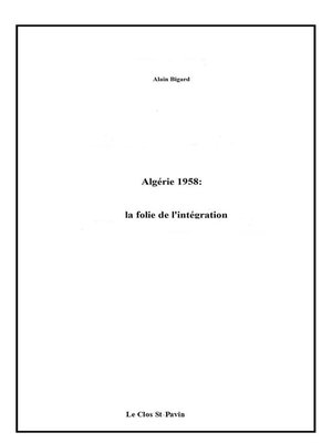 cover image of Algérie 1958